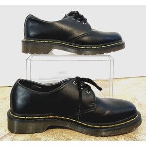 Dr. Martens Mens Airwair Black Leather Oil Resistant Air Cushion Sole Sz 6 M